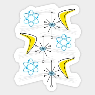 Atomic Boomerang Sticker